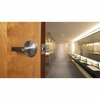 Global Door Controls Std Dty Brushed Chrome Commercial Cylindrical Privacy Bed/Bath Door Handle W/ Lock & Clutch GAL-1140L-626-M